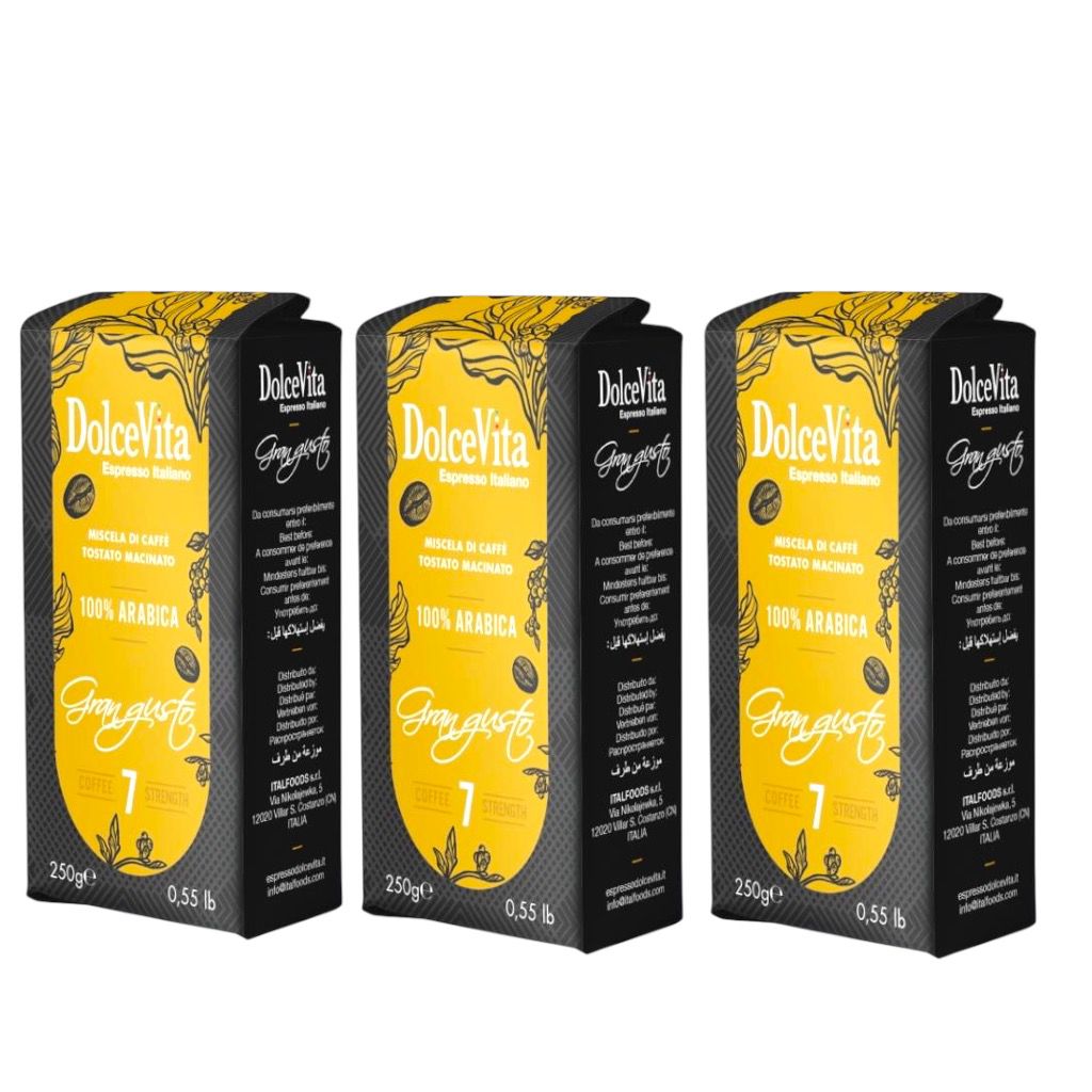 Gran Gusto 100% ground ( 3 Offer )