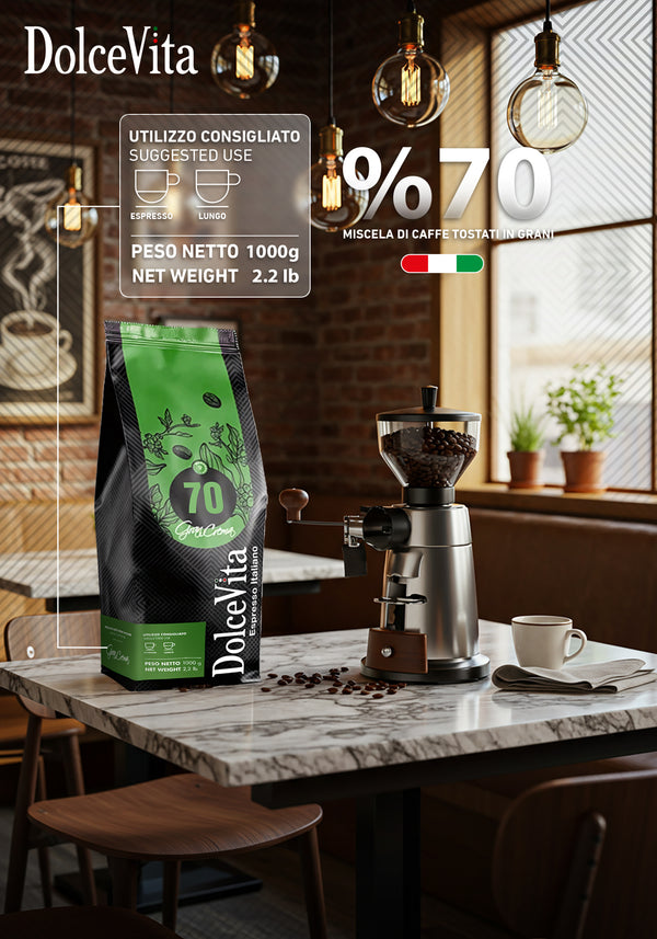 GRAN CREMA 70% ARABICA "Bag 1 Kg"